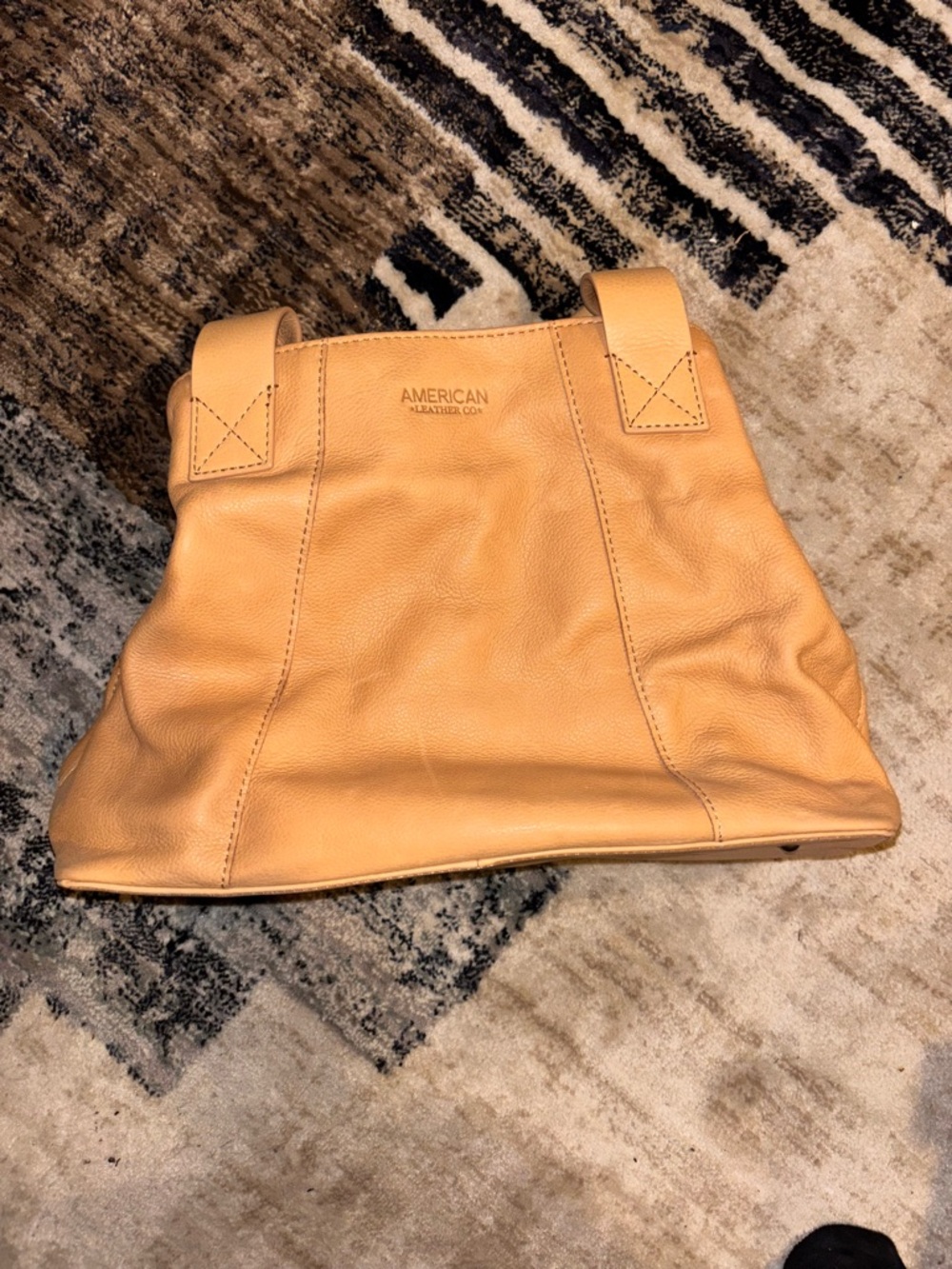 American Leather Co Women’s Leather Tote Bag - Tan